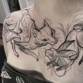 Tattoos that look like pencil drawings