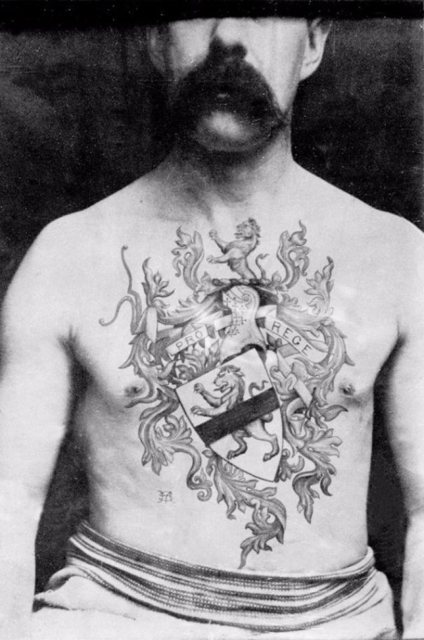 Tatuajes de lujo de la época victoriana: querubines, dragones y escudos de armas Tatuajes de lujo de la época victoriana: querubines, dragones y escudos de armas