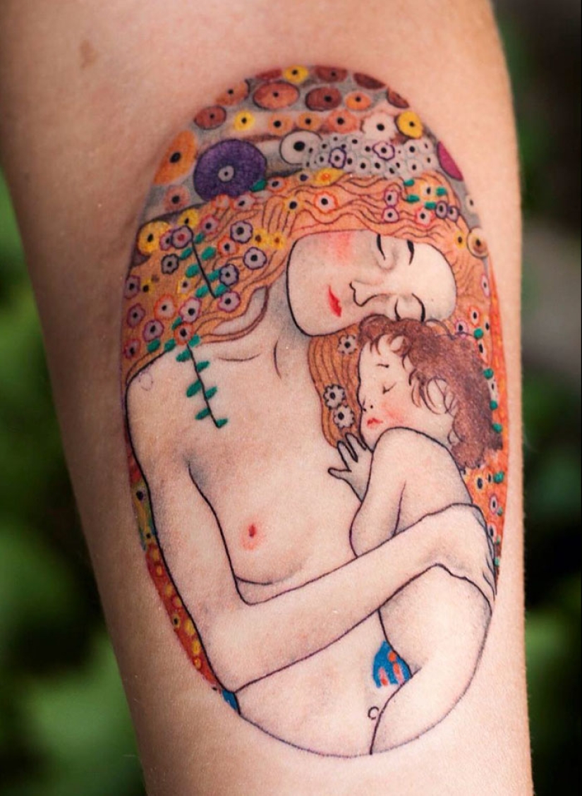 Tatuajes para aquellos que están encantados con el trabajo de Gustav Klimt Tatuajes para aquellos que están encantados con el trabajo de Gustav Klimt