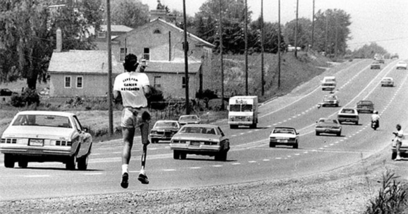 Terry Fox and his heroic marathon from ocean to ocean