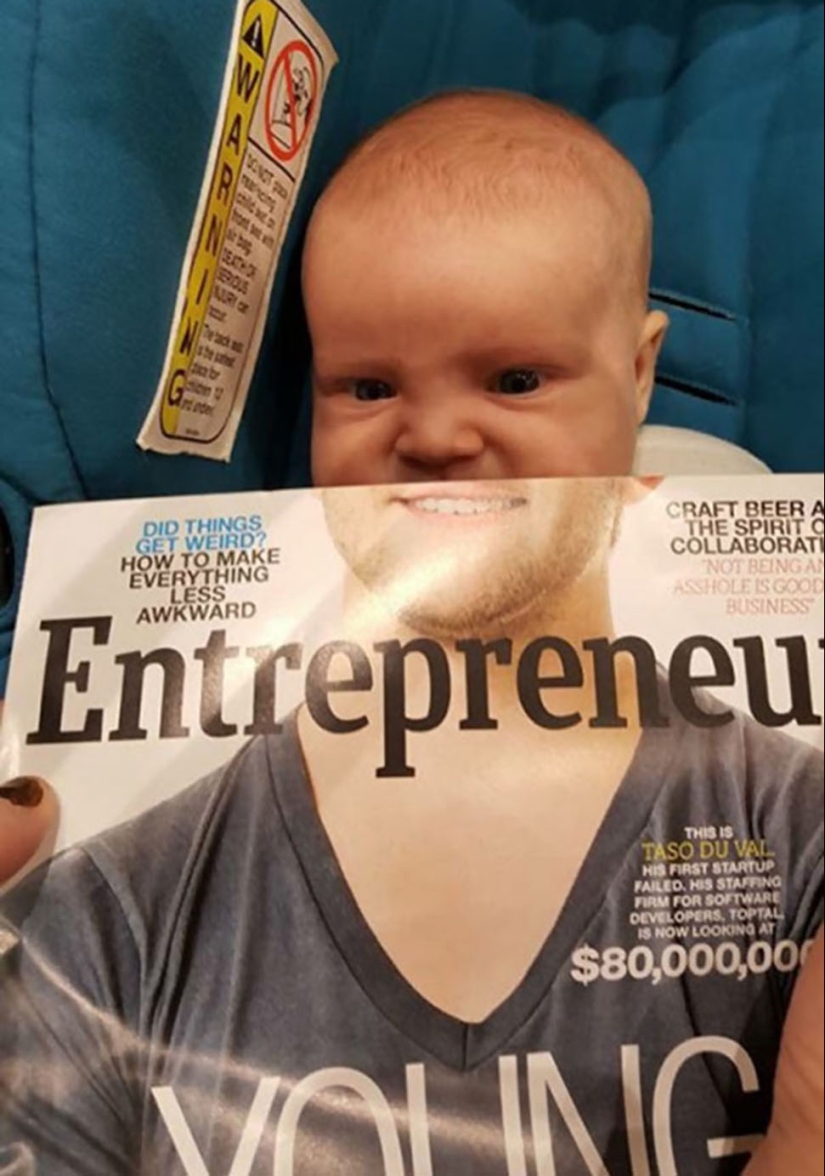 That awkward moment when the cover is in the reader's face