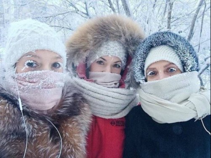 That's what a real winter: 30+ photos that you will be cold
