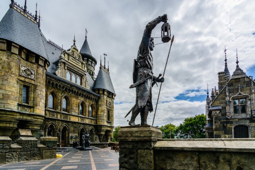 The amazing medieval castle of Garibaldi on the banks of the Volga