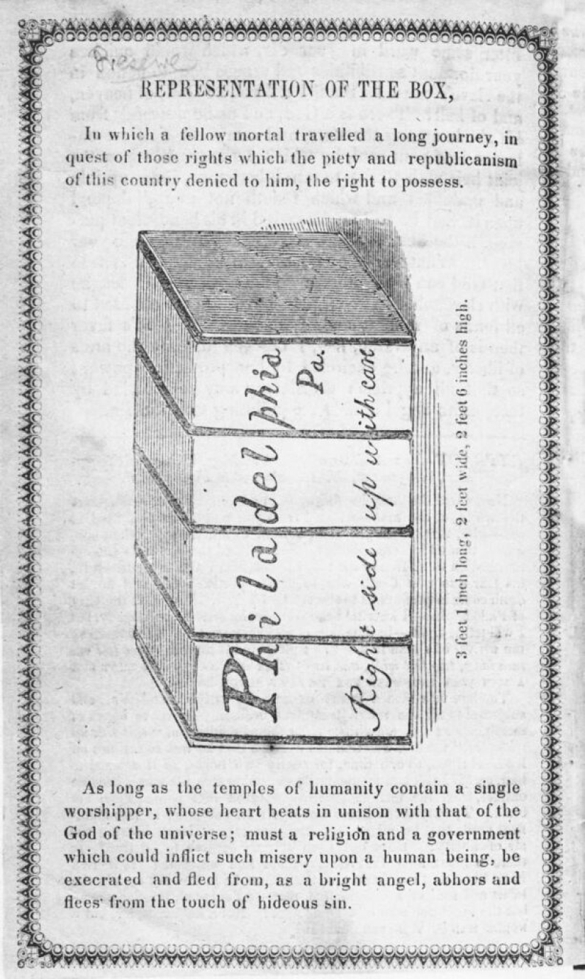 The Amazing Story of Slave Henry &quot;Box&quot; Brown Who Won His Freedom Thanks to a Box
