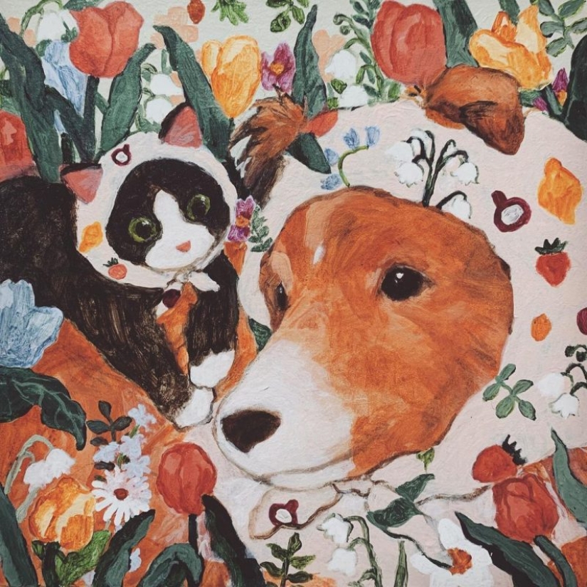 The artist from South Korea draws "babestation" The artist from South Korea draws "babestation"