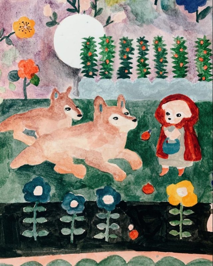 The artist from South Korea draws "babestation" The artist from South Korea draws "babestation"