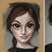 The artist turns photos of random people into amazing illustrations