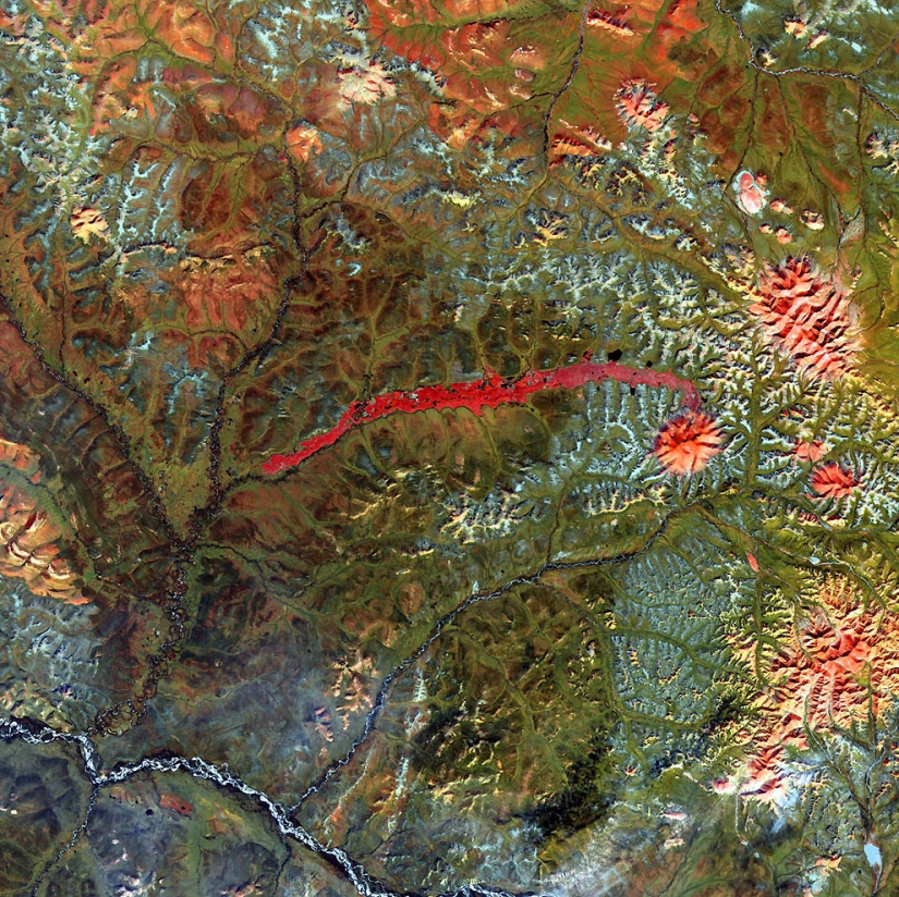 The beauty of the planet - a view from above