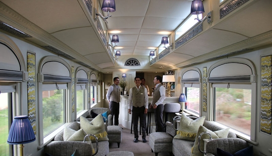 The Belmond Andean Explorer Train is a luxury hotel on wheels, with the most picturesque views in the world