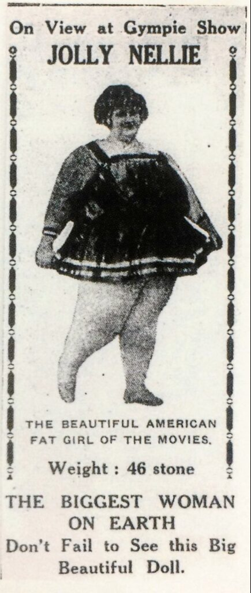 The biggest woman and the smallest man - the story of one photograph The biggest woman and the smallest man - the story of one photograph