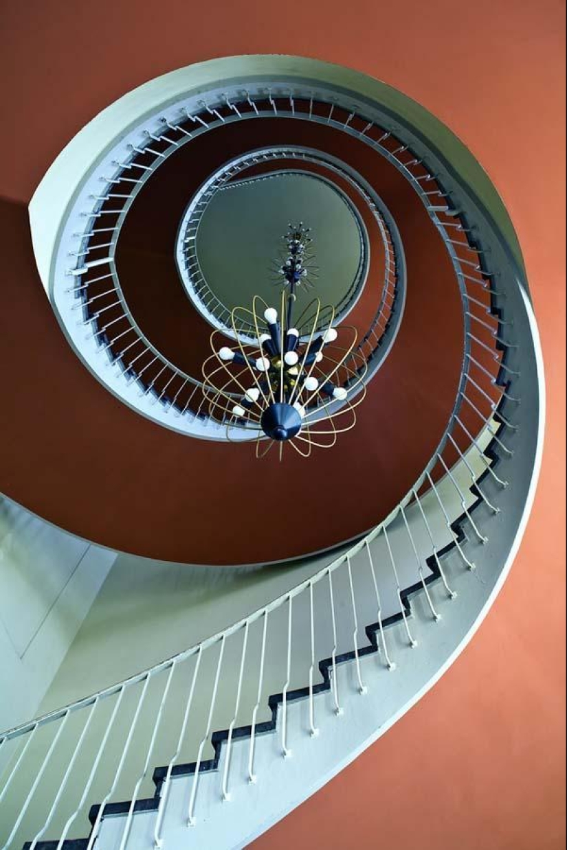 The dizzying beauty of spiral staircases The dizzying beauty of spiral staircases