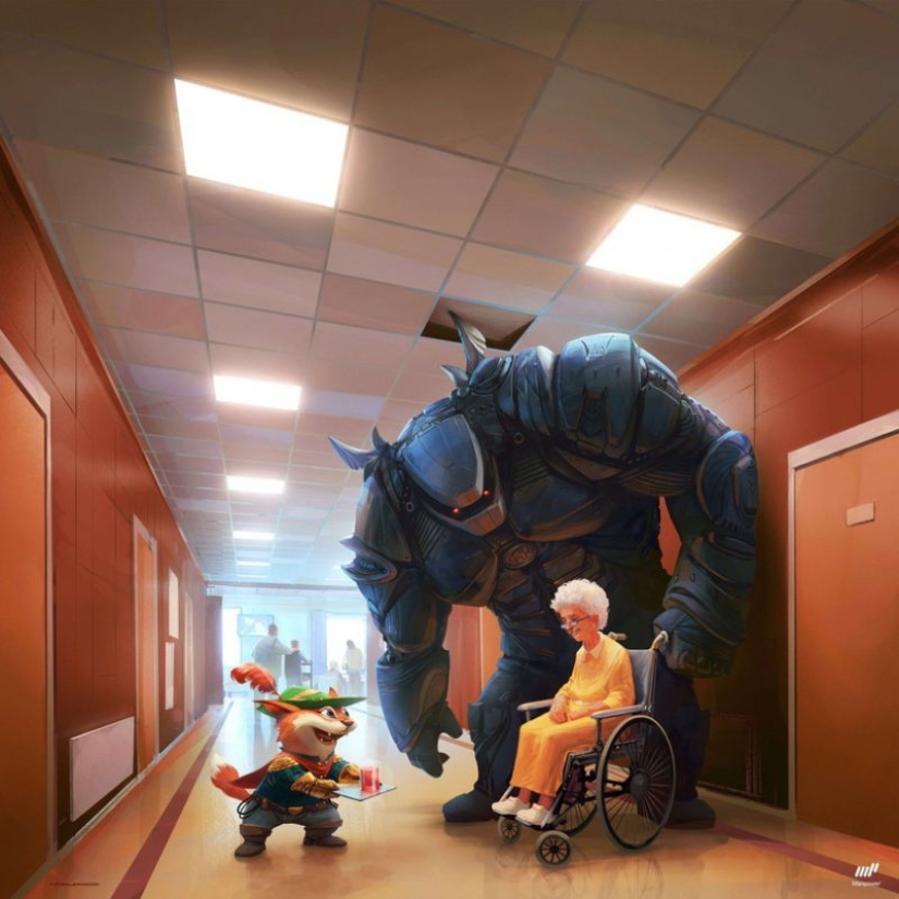 The fantastic color Worlds of Nikolai Lockertsen