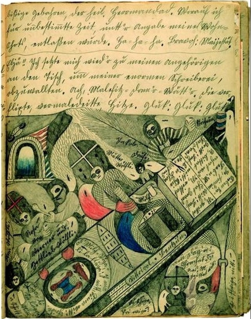 The fantastic autobiography of Adolf Welfli, who spent 35 years in a mental hospital