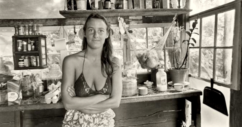 The hippie camp Taylor camp — a utopian place with no worries, evil and clothing