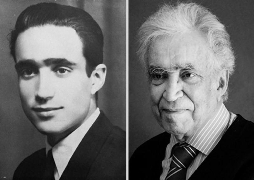 The inexorable passage of time in portraits from the series " before and after» The inexorable passage of time in portraits from the series " before and after»