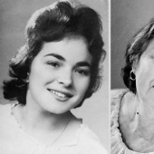 The inexorable passage of time in portraits from the series " before and after»