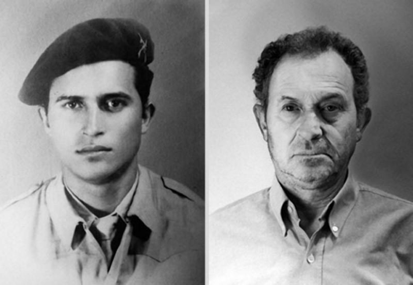 The inexorable passage of time in portraits from the series " before and after» The inexorable passage of time in portraits from the series " before and after»