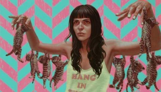 The ironic genius of post-pop surrealism Casey Weldon and his cats