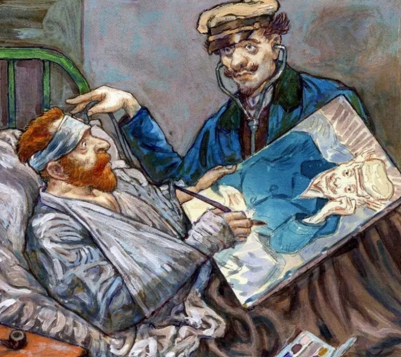 The Lives of Great Artists in Gradimir Smudja&#39;s Cartoons and Comics