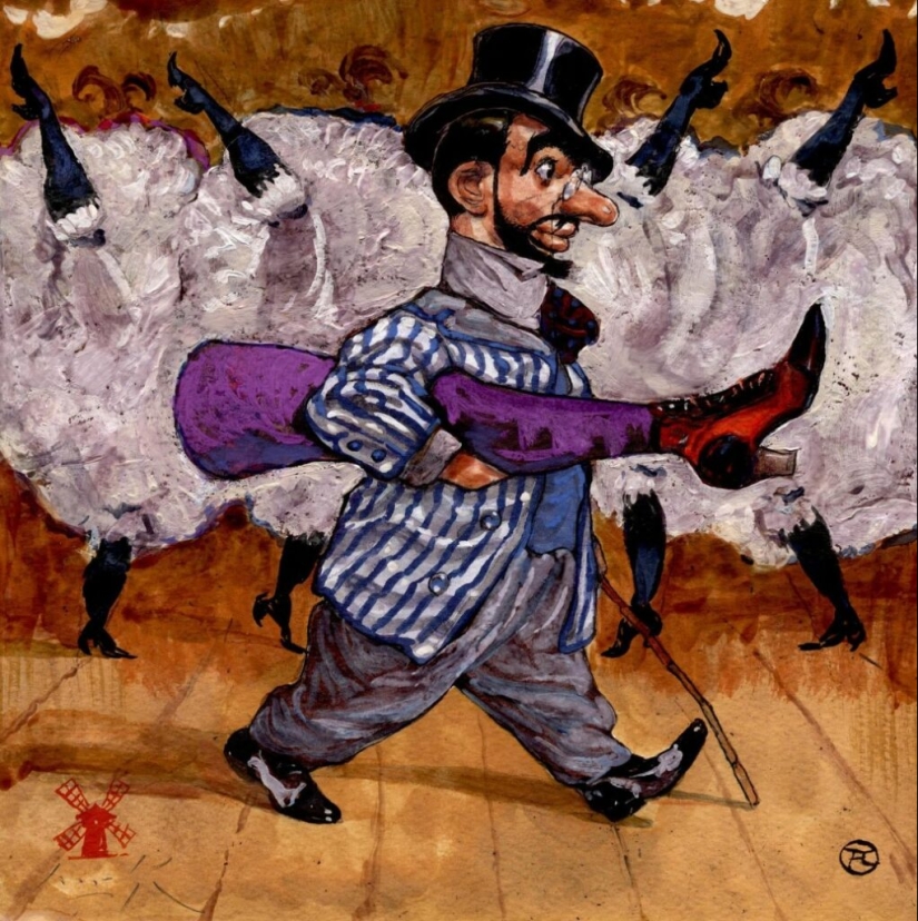 The Lives of Great Artists in Gradimir Smudja&#39;s Cartoons and Comics