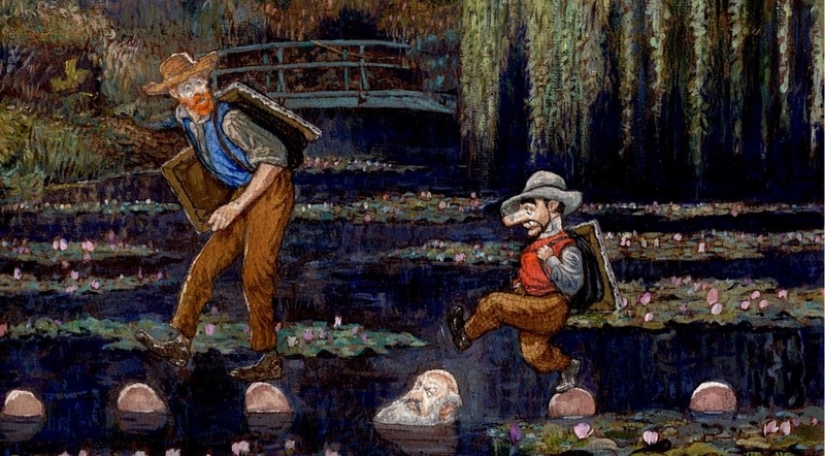 The Lives of Great Artists in Gradimir Smudja&#39;s Cartoons and Comics