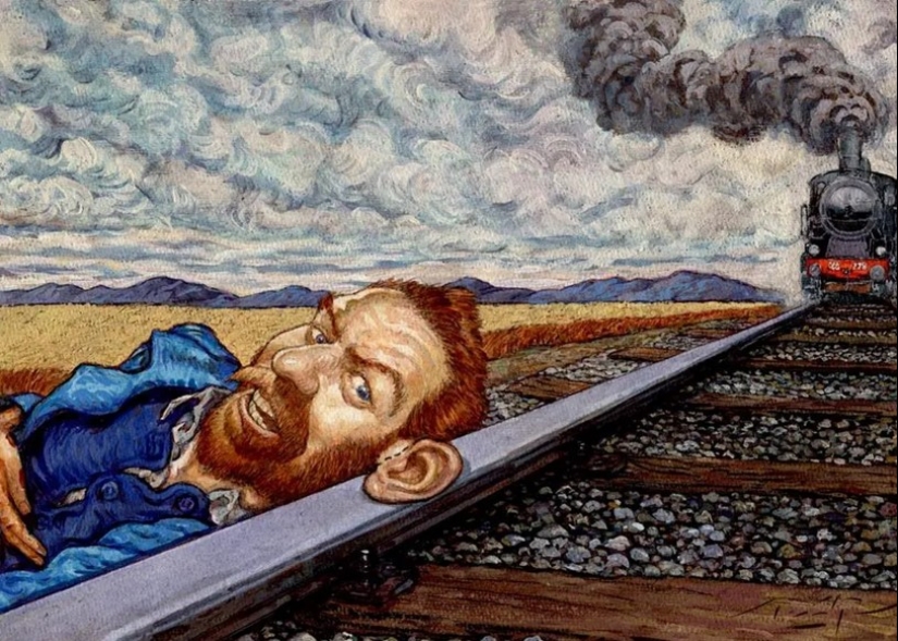 The Lives of Great Artists in Gradimir Smudja&#39;s Cartoons and Comics