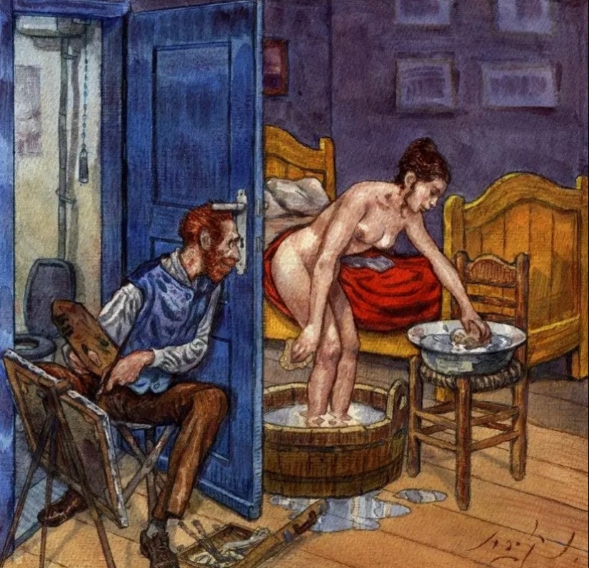 The Lives of Great Artists in Gradimir Smudja&#39;s Cartoons and Comics