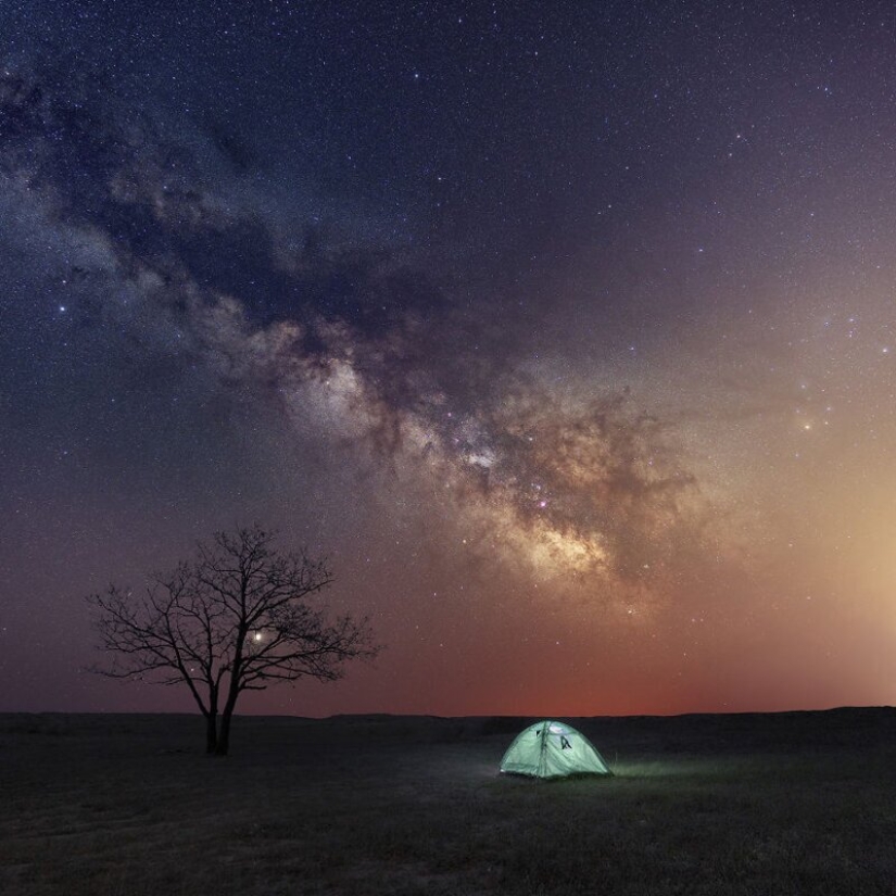 The magic of the starry sky: 25 wonderful pictures of the photographer-taught Michael Minkov