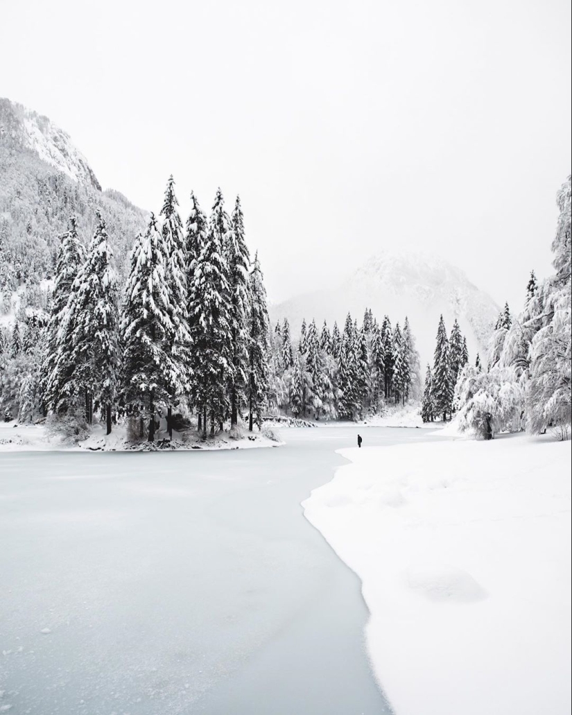 The Magic of Winter in Eric Reinhart's Snow pictures