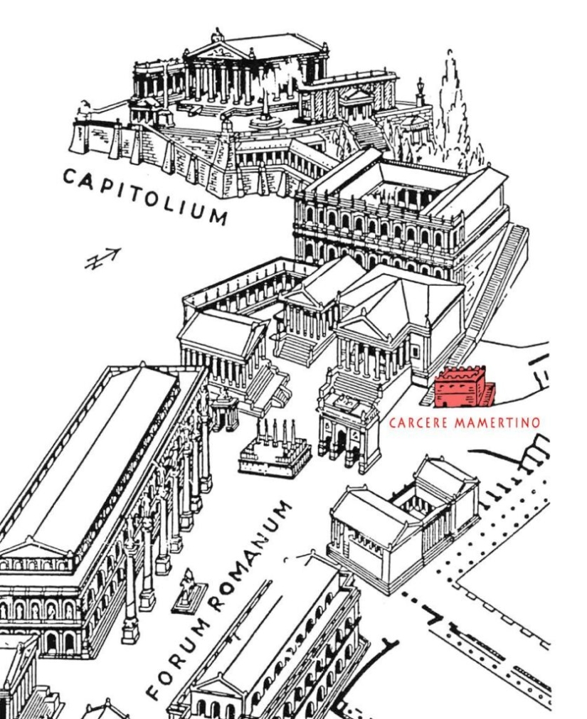 The Mamertine Prison is the most terrible prison in Ancient Rome for special prisoners The Mamertine Prison is the most terrible prison in Ancient Rome for special prisoners