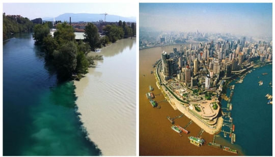 The miracle described in the Koran: 16 places where you can see the boundaries between reservoirs