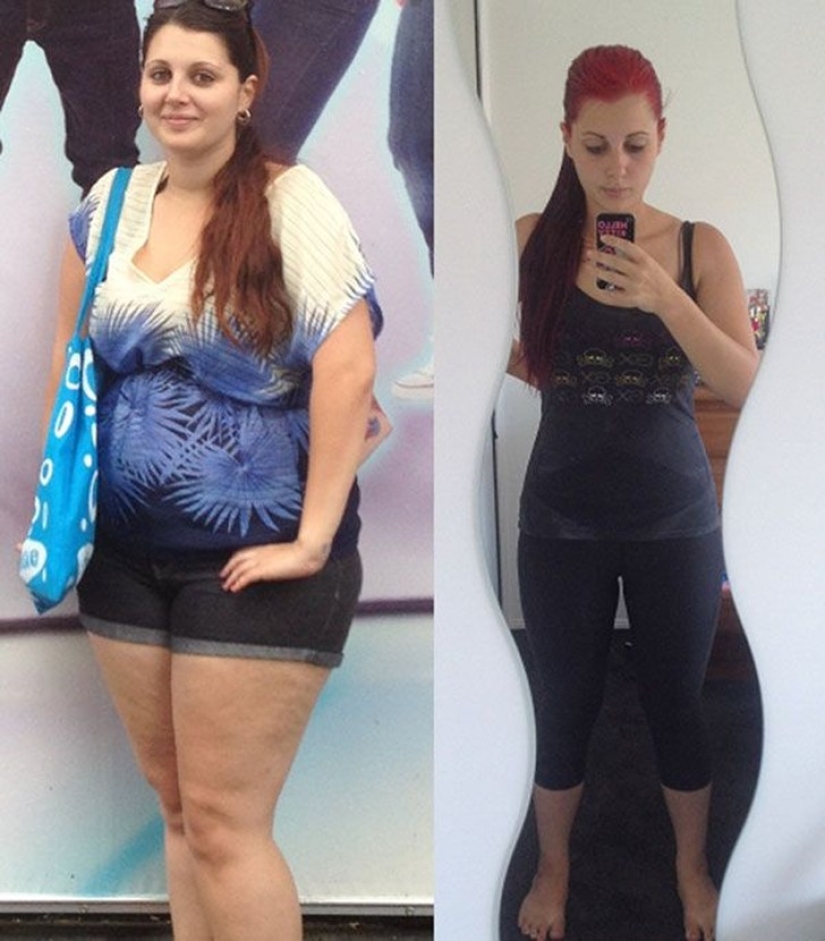 The miraculous transformation of the girls, who defeated the excess weight