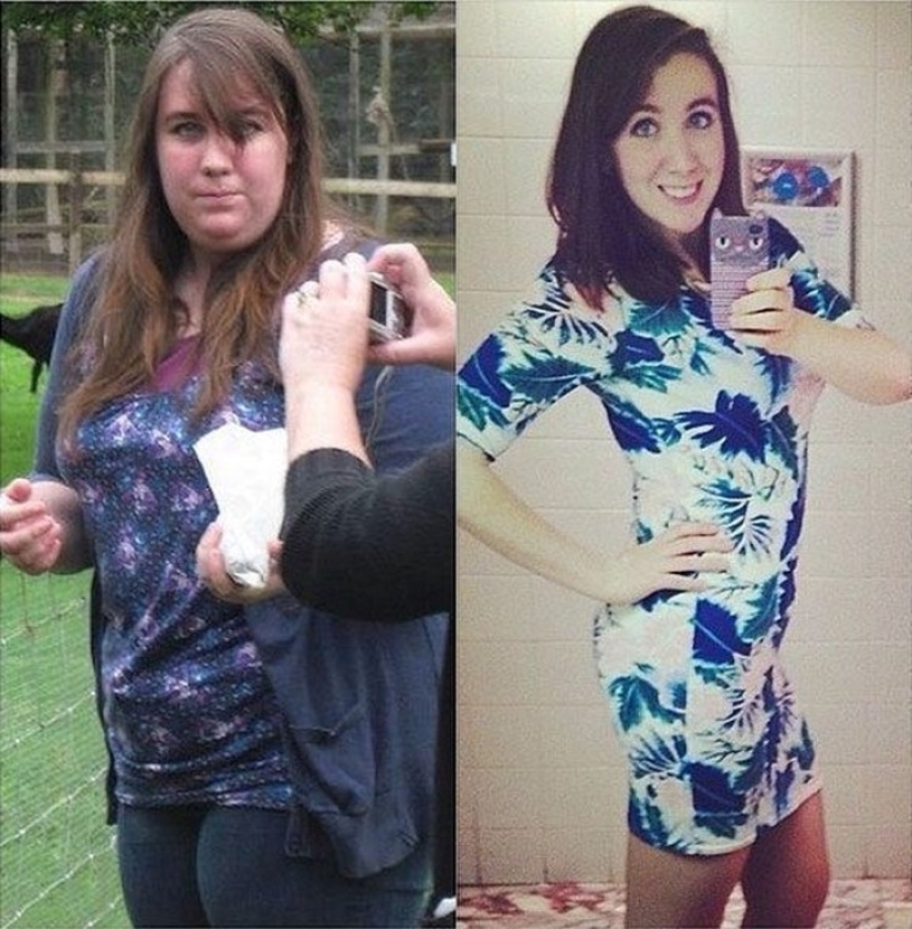 The miraculous transformation of the girls, who defeated the excess weight