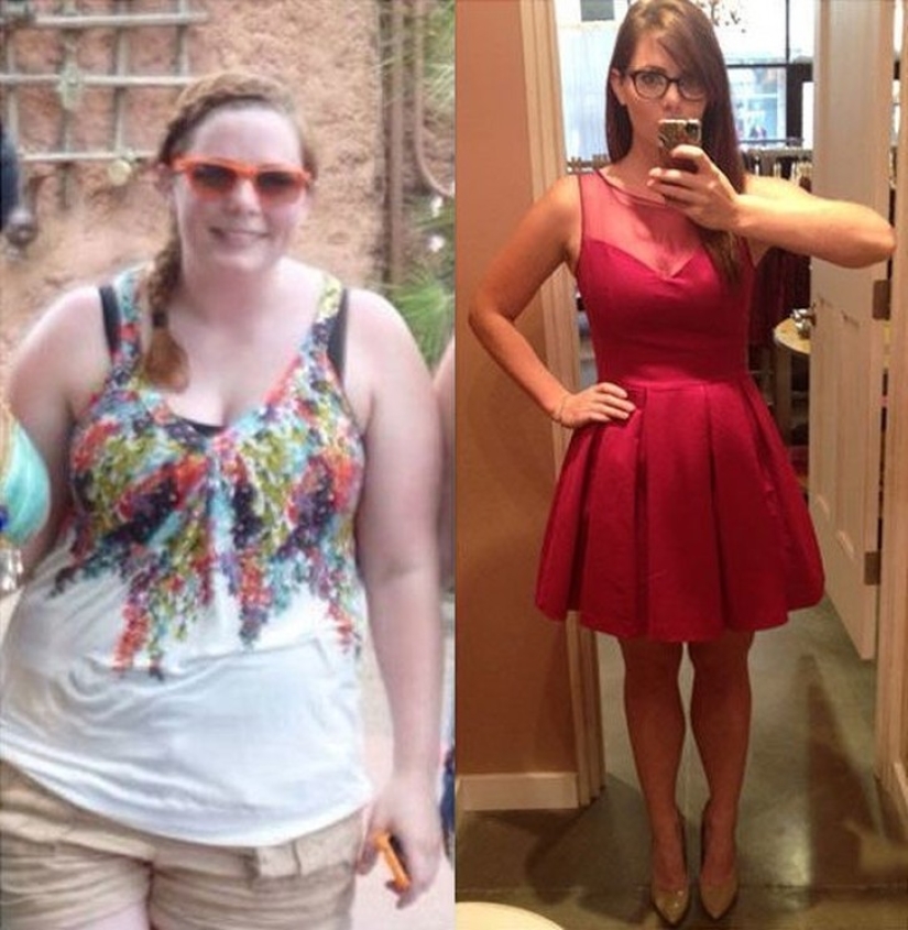 The miraculous transformation of the girls, who defeated the excess weight