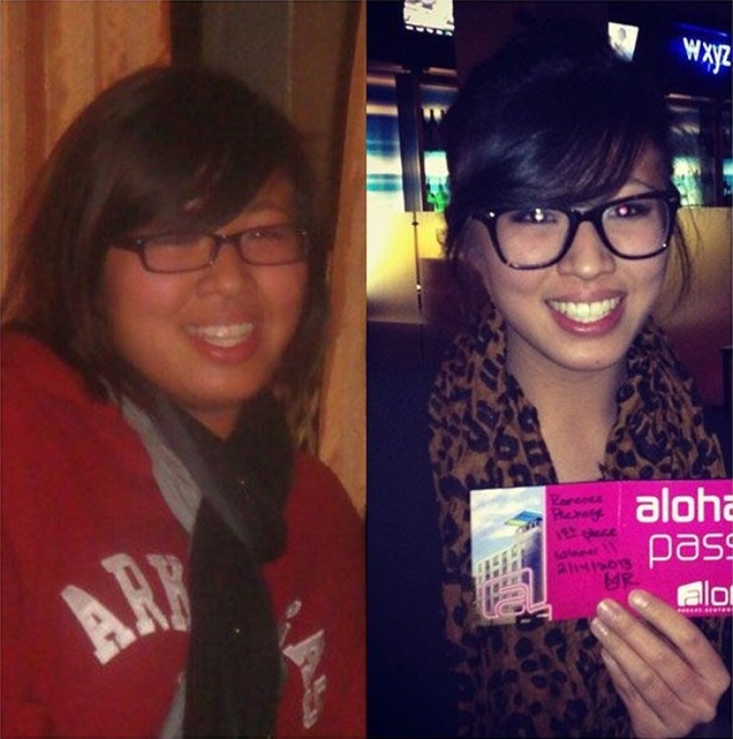 The miraculous transformation of the girls, who defeated the excess weight