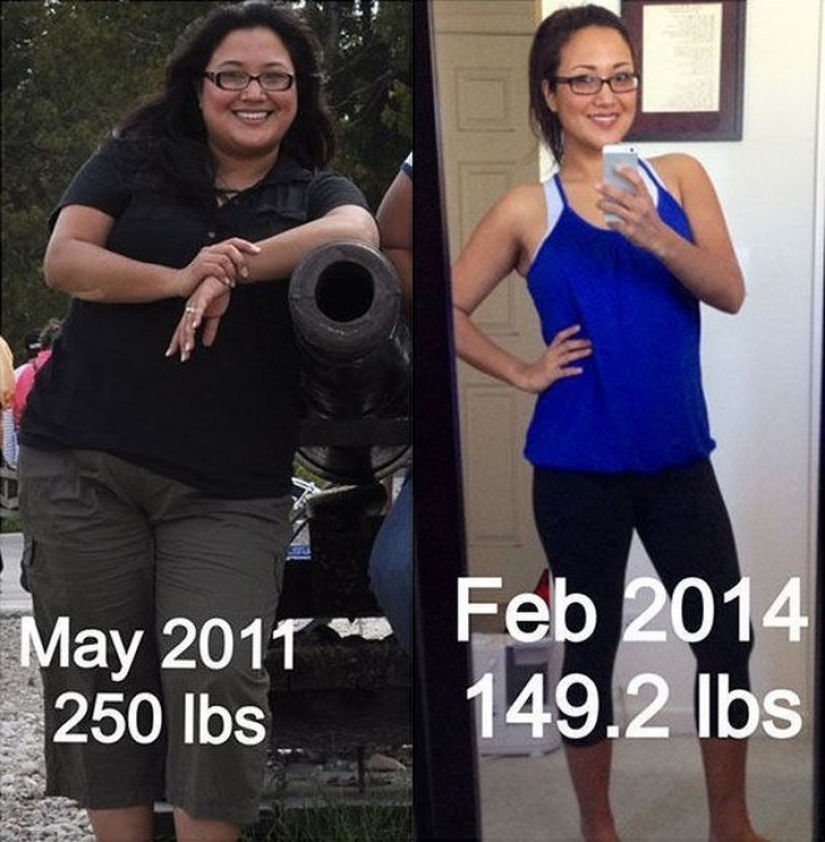 The miraculous transformation of the girls, who defeated the excess weight