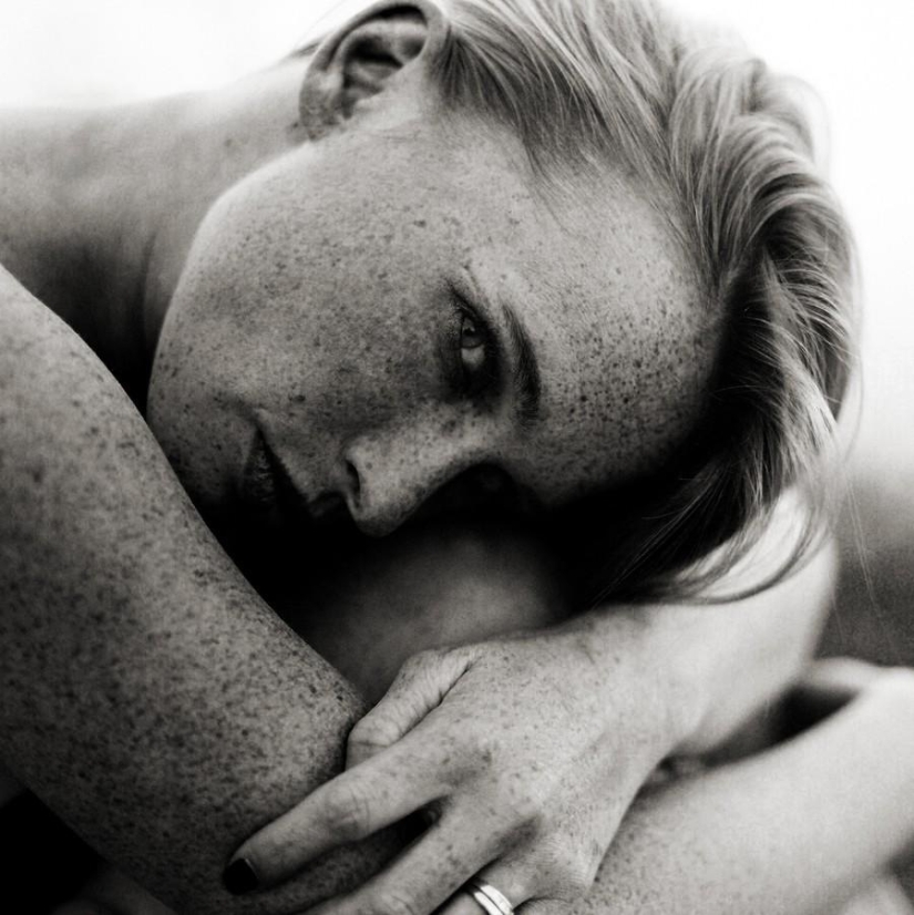 The most beautiful girls with freckles