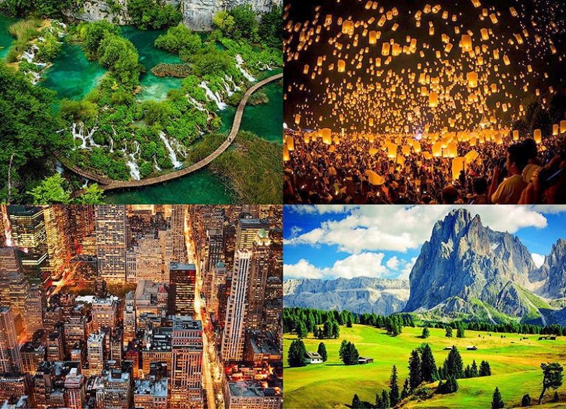 The most beautiful places in the world The most beautiful places in the world