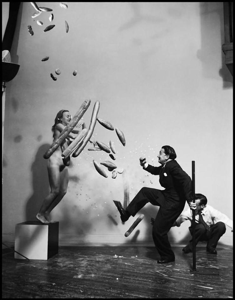 The most famous photo performances of Salvador Dali
