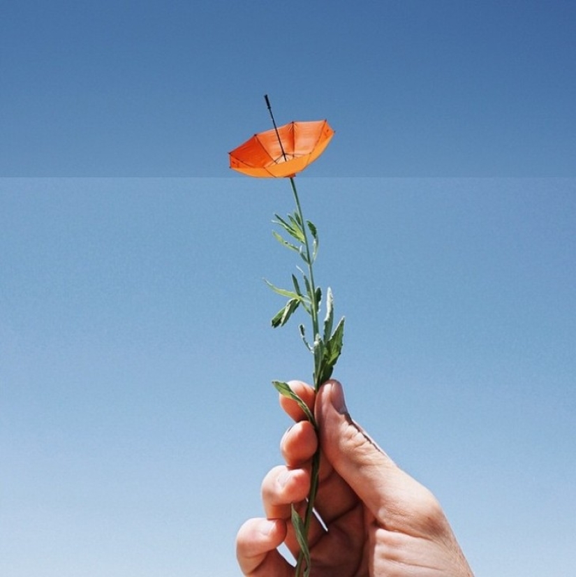 The photographer simply combines two pictures and gets a damn cool result!