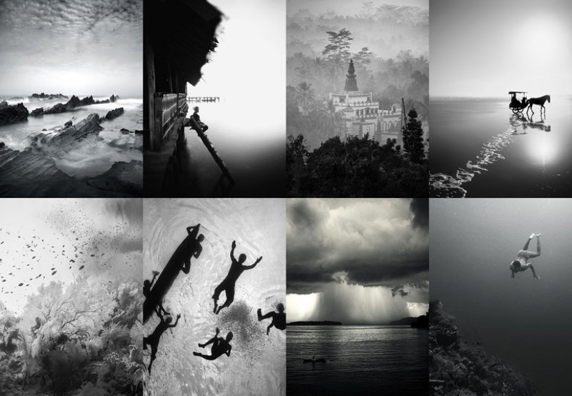 The poetry of black and white photography in the works of Hengka Koentjoro