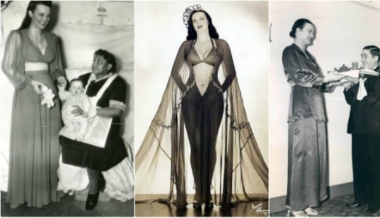 "The Queen of the Amazons", the highest star burlesque Lois Defi