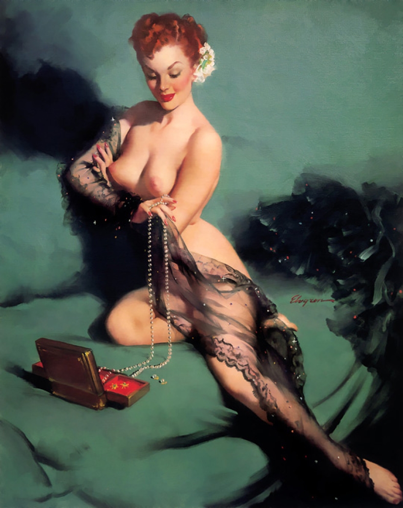 The real America in the works of the master of the pin-up genre Gil Elvgren