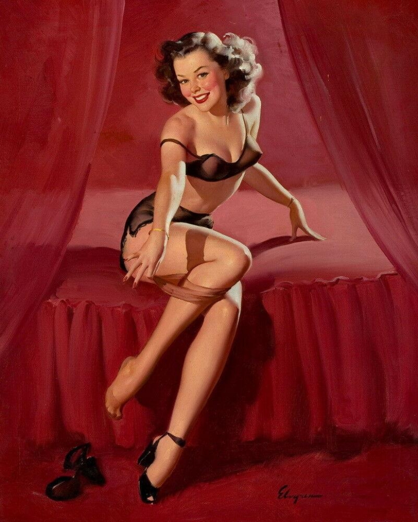 The real America in the works of the master of the pin-up genre Gil Elvgren
