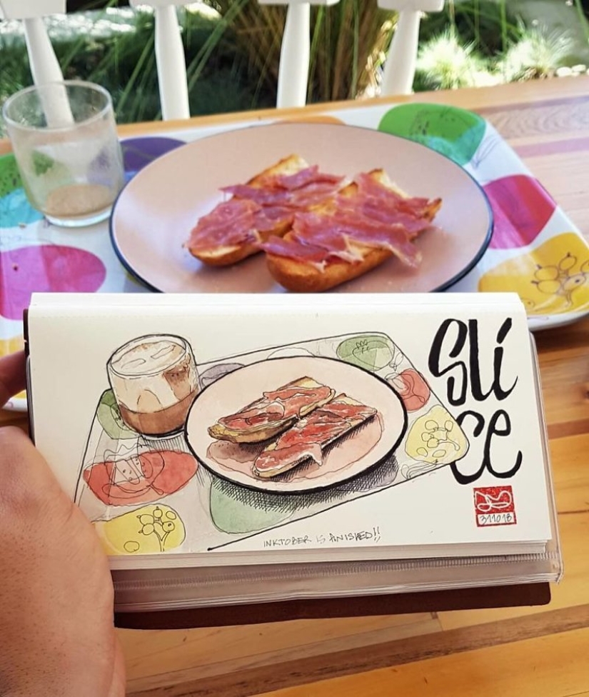 The reality is transferred to the paper: the incredible sketches of the architect from Colombia