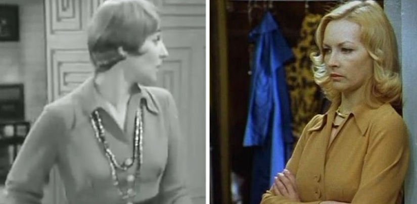 The same props and clothing, which has appeared in many Soviet films