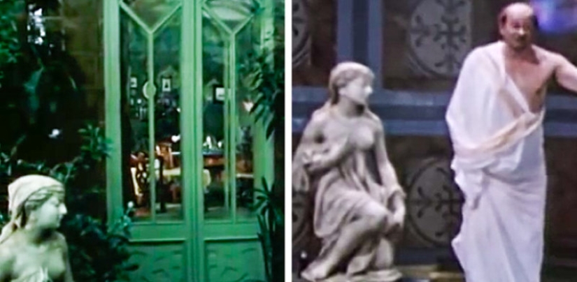 The same props and clothing, which has appeared in many Soviet films