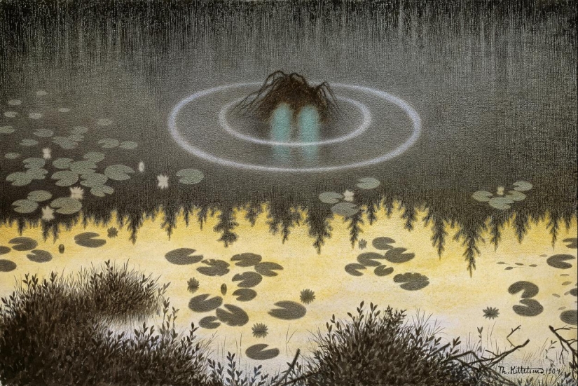 The story of Theodor Kittelsen, the most mysterious and gloomy artist in Norway The story of Theodor Kittelsen, the most mysterious and gloomy artist in Norway