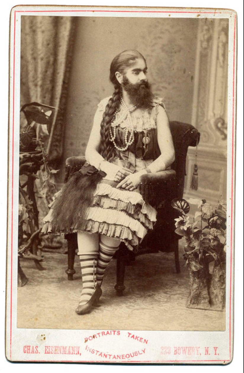 The tragic life of bearded women Annie Jones, who was a real lady