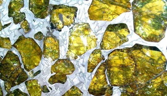 The unusually beautiful Fukan meteorite The unusually beautiful Fukan meteorite